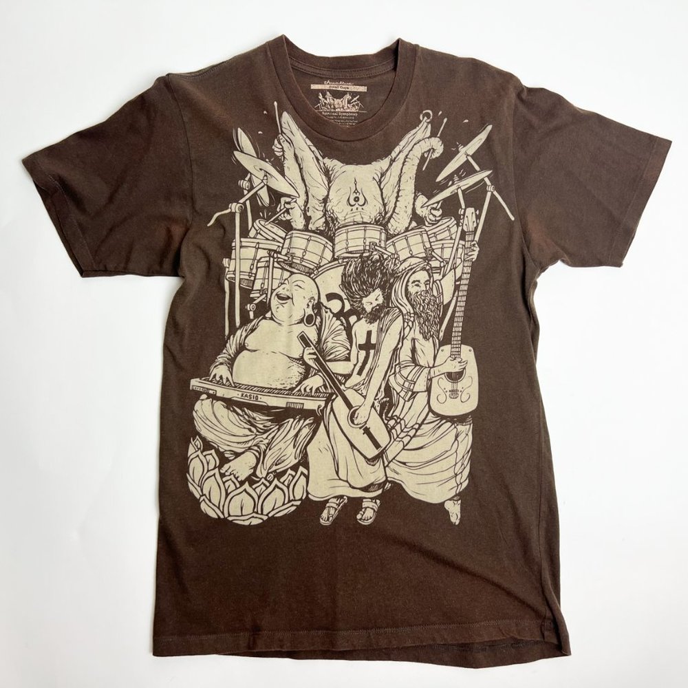 Threadless Spiritual Symphony Graphic Band Men Sz Small S T-shirt Graphic Band